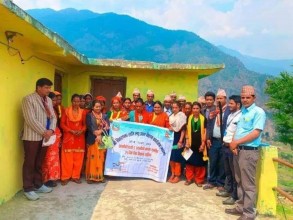 सायलमा उद्यमीलाई अल्लोका कपडा बनाउने तालिम 